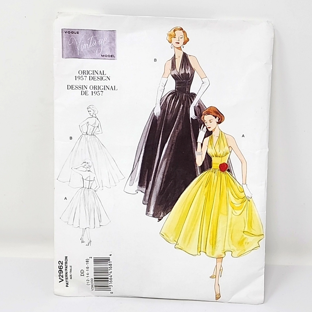 Vogue Sewing Pattern 12-18